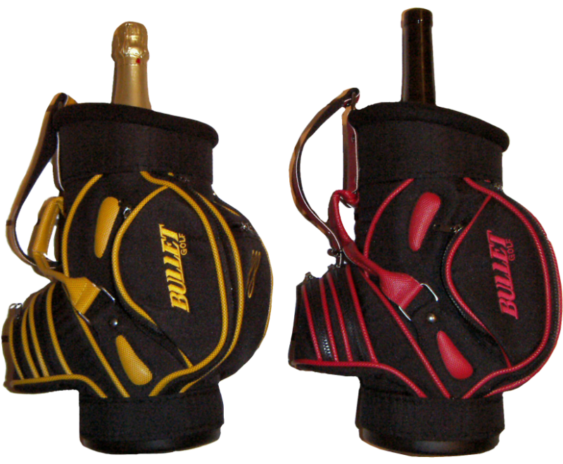 Golf Bag Wine Bottle Cooler Cooler Chiller perfect gift for golfers who have everything anyone obsessed with golfing delightful way to present wine in a different manner